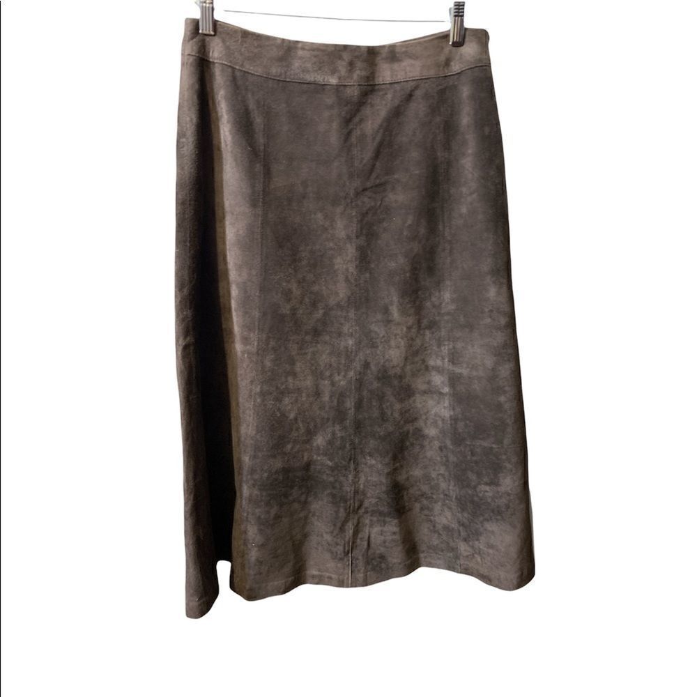 Pursuits Ltd. Suede Maxi Skirt